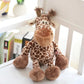 25cm Cute Jungle Animal Plush Toys Stuffed Lion Elephant Giraffe Monkey