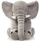 40/60cm Cartoon Plush Elephant Toy Kids