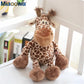 25cm Cute Jungle Animal Plush Toys Stuffed Lion Elephant Giraffe Monkey