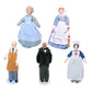 1/12 Dollhouse Miniature Porcelain Doll People Model Beautiful Boy Girl Decor