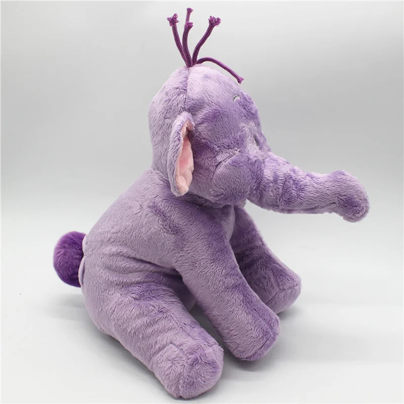 Sitting 35cm Purple Elephant Plush Toys
