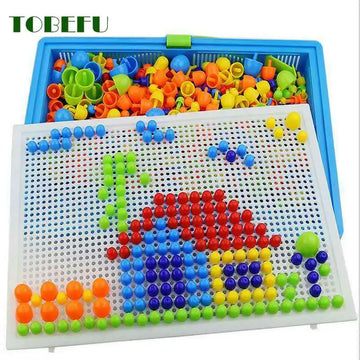 Grain Mushroom Nail Beads Intelligent 3D Puzzle Games