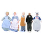 1/12 Dollhouse Miniature Porcelain Doll People Model Beautiful Boy Girl Decor