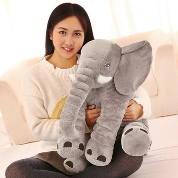 40/60cm Cartoon Plush Elephant Toy Kids