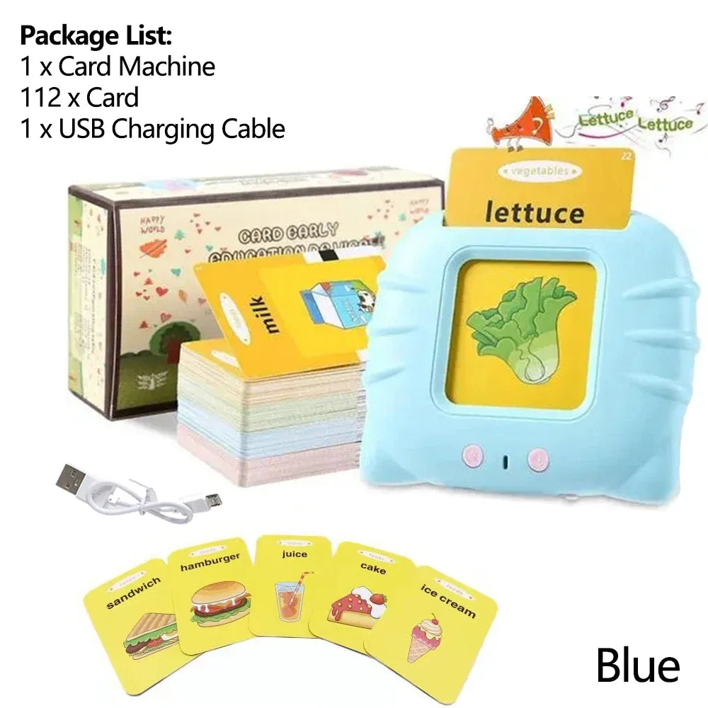 Early Education Flash Card, Talking Flashcards for Kids Preschool English