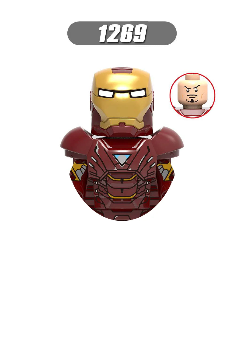 Marvel Iron Man, Spider-Man Building Blocks Mini Brick Toy