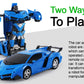 Electric RC Car 2 In 1 Transformation Robots Sports Vehicle