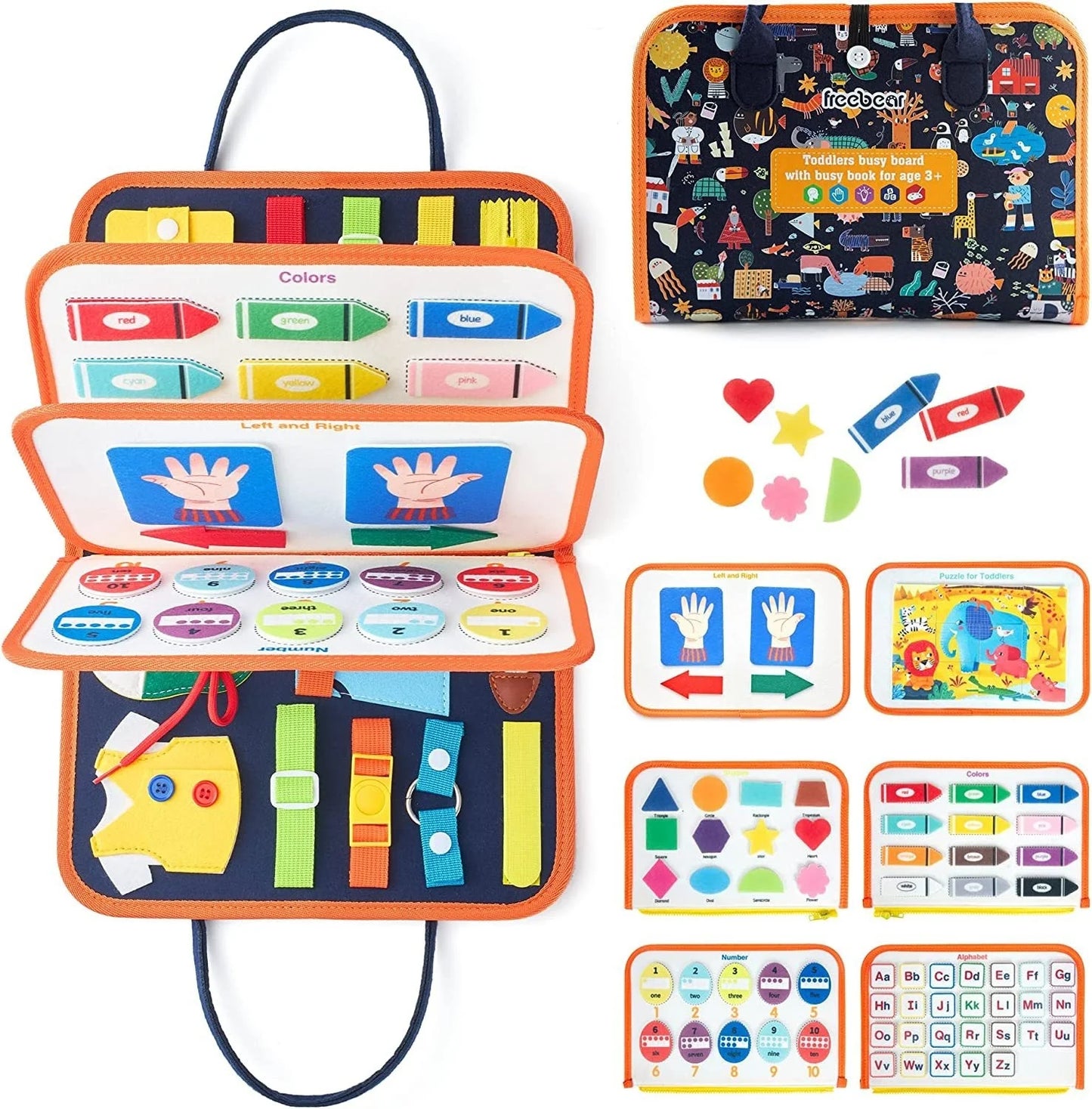 Toddler Busy Board Toddler Travel Toys Montessori Educational Toys