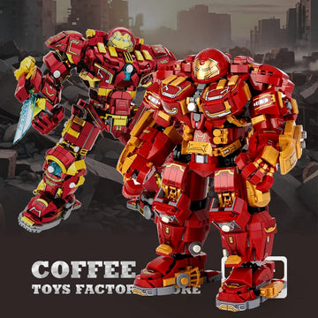 Superheroes Building Blocks Movie Hero Model Armor Iron Robot Bricks Toys