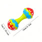 1pc random color Toddler Double-headed Hand Rattles Soothing Hand Grip Rattles Toys