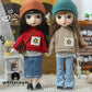 Dolls Toys Girl Doll Big Head Cute Baby Festival Gift Reborn Kids Dolls For Girls 25cm