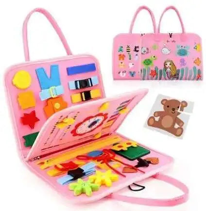 Toddler Busy Board Toddler Travel Toys Montessori Educational Toys