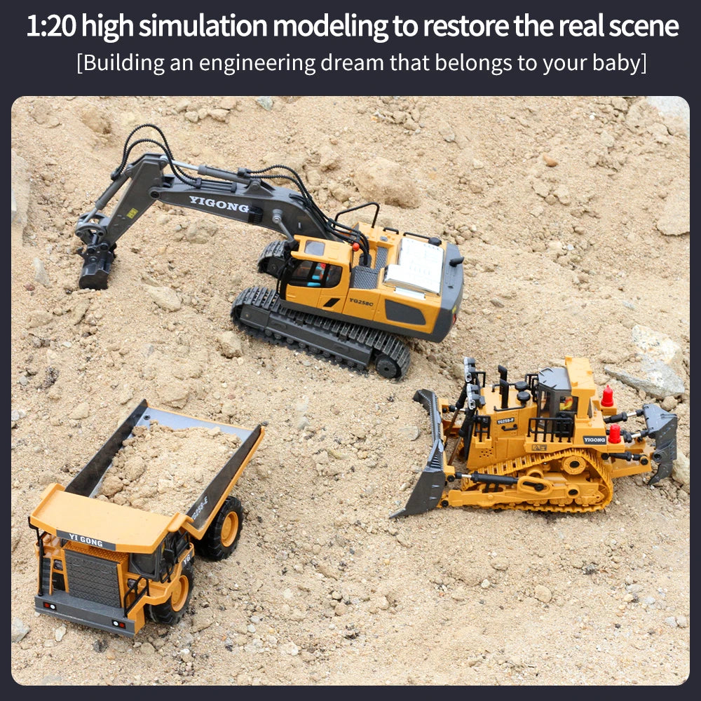 RC Remote Control Toys Radio Control Excavator Dump Truck