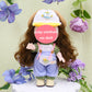 Dolls Toys Girl Doll Big Head Cute Baby Festival Gift Reborn Kids Dolls For Girls 25cm