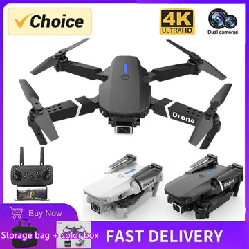 Professional mini remote control drone with E88 4k HD aerial camera