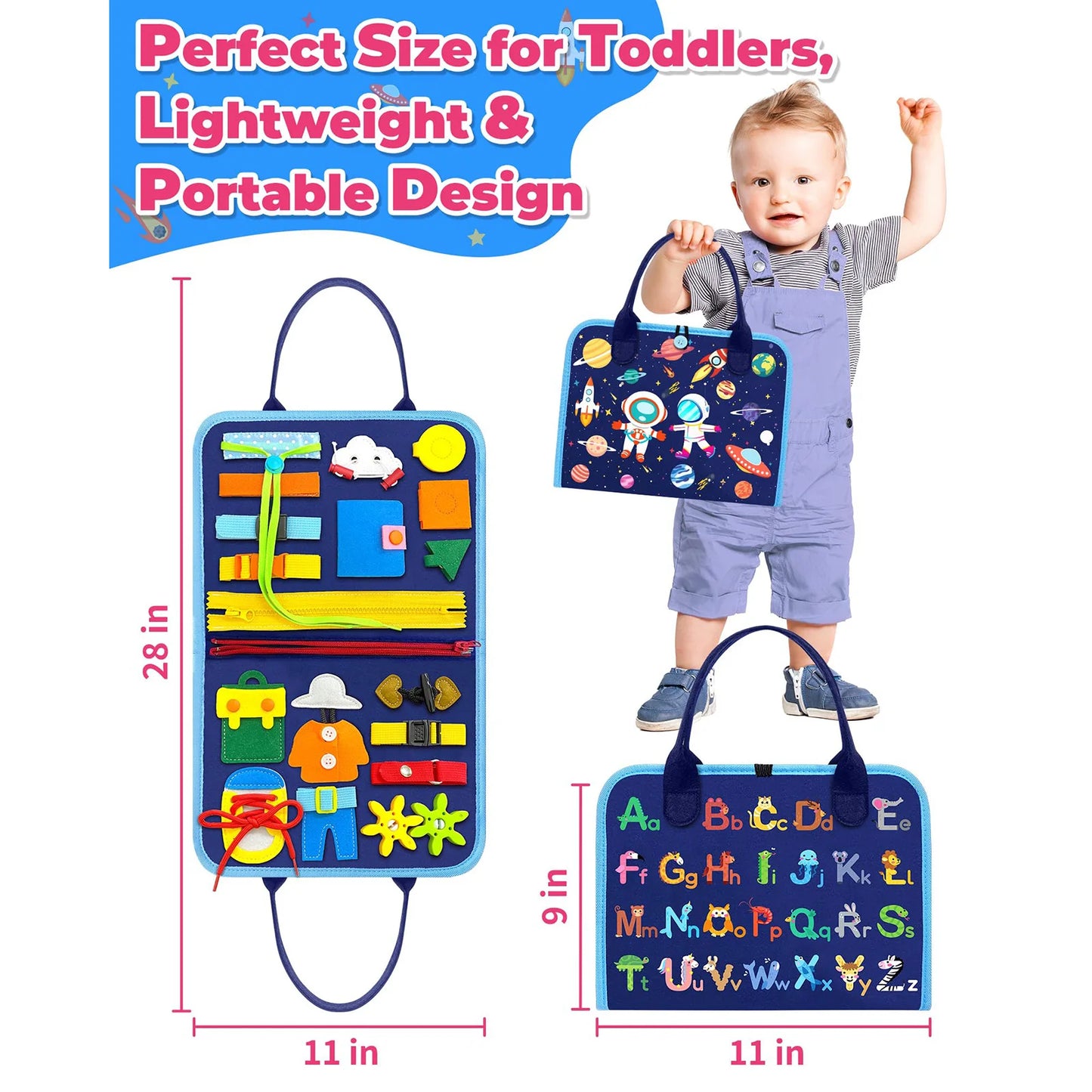 Busy Board Montessori Toys Sensory Toys for Toddlers Boy Toys