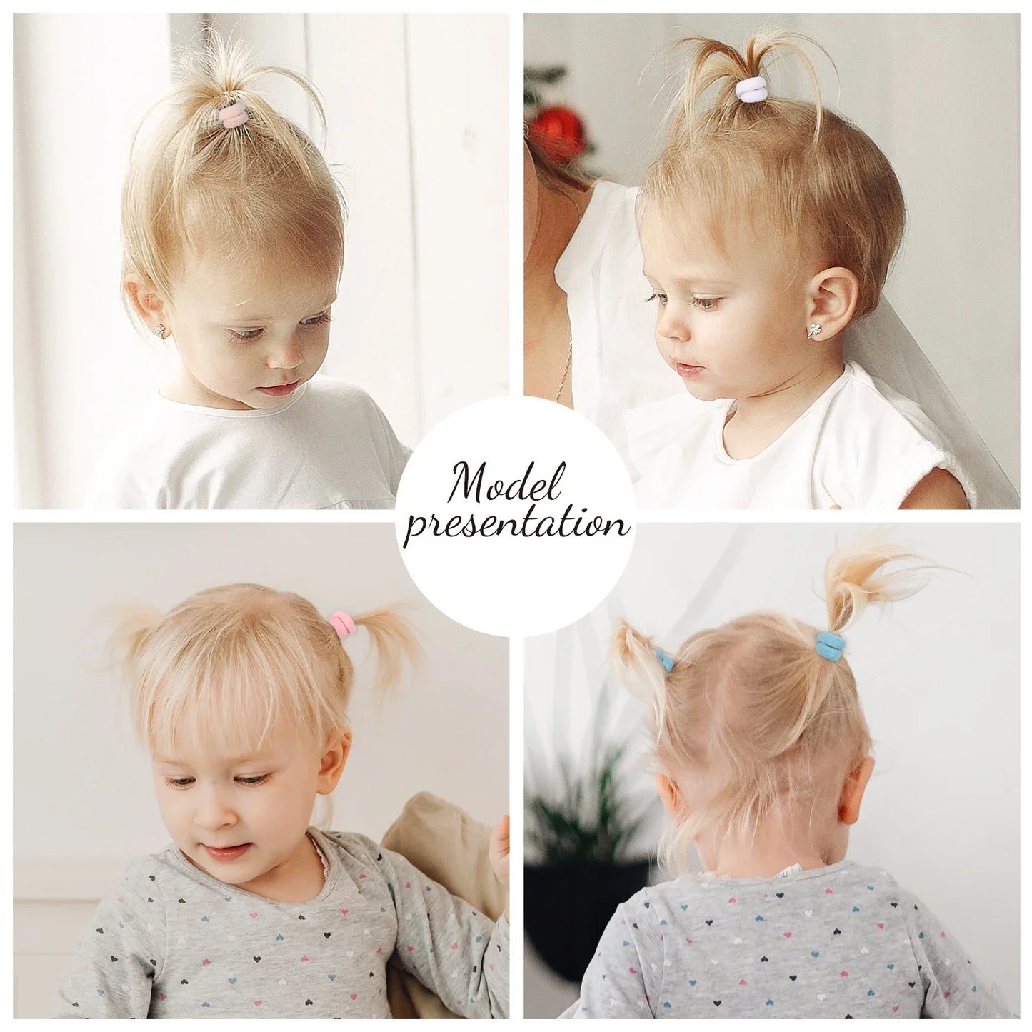 20/50/100Pc Elastic Hair Bands Girls Hair Accessories Mini Colorful Nylon Headband Kids Ponytail Holder Scrunchie Ornaments Gift