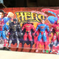 Spider-Man Batman Superman Iron Man Model set
