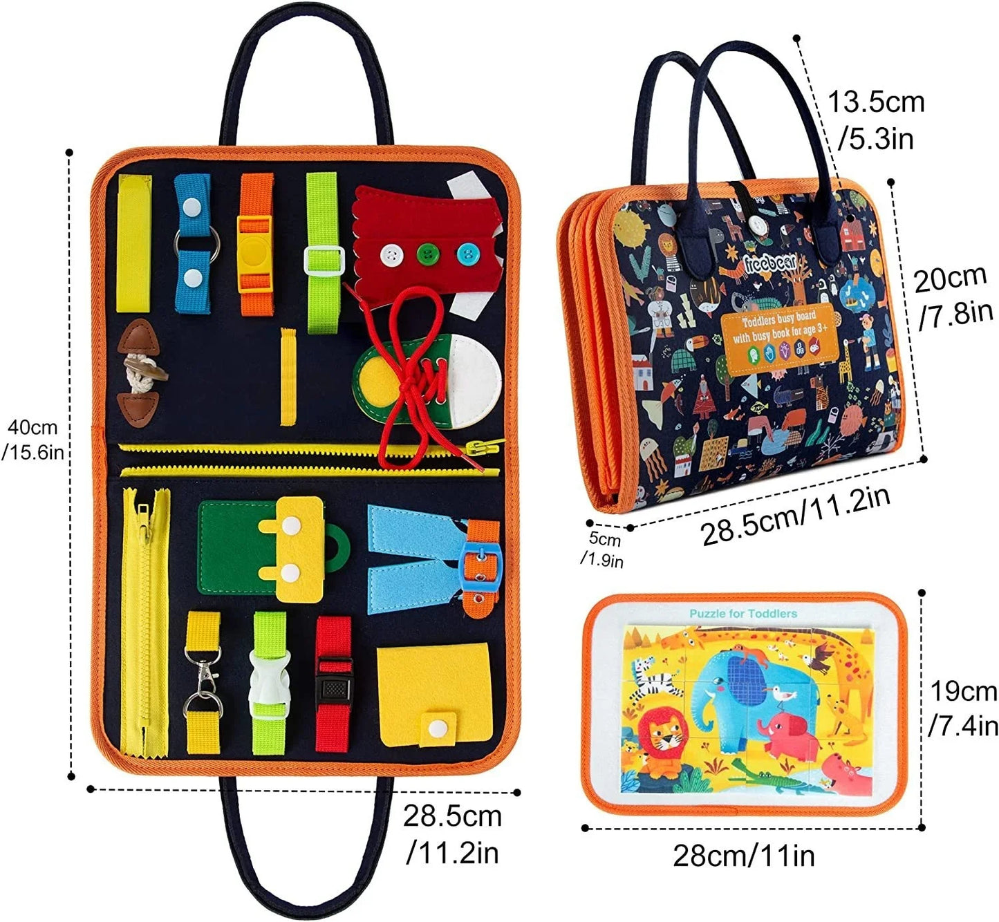 Toddler Busy Board Toddler Travel Toys Montessori Educational Toys