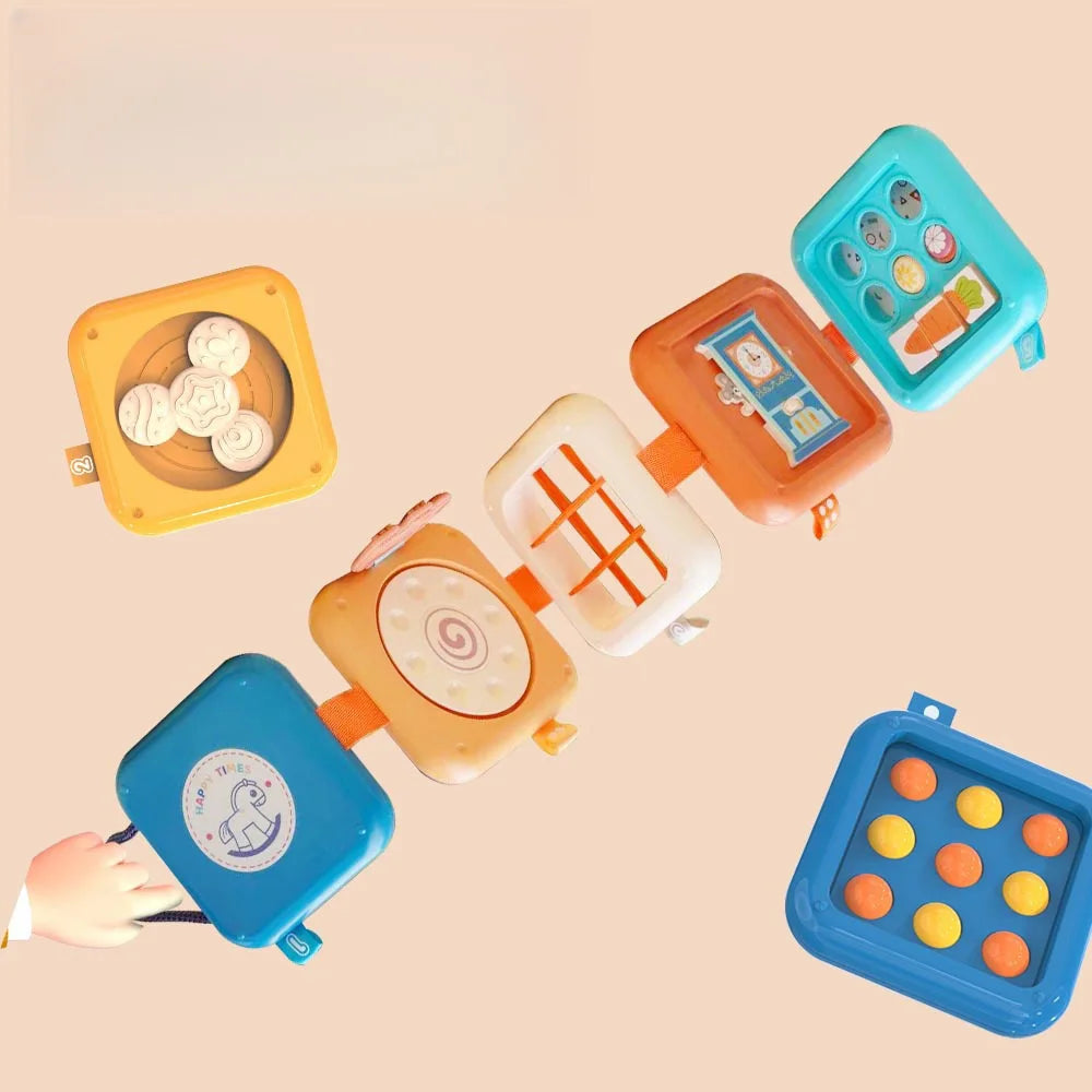 Toddlers Montessori Toys Busy Toys Early Education Sensory Toys  Folding Puzzle