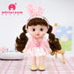 Dolls Toys Girl Doll Big Head Cute Baby Festival Gift Reborn Kids Dolls For Girls 25cm