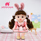 Dolls Toys Girl Doll Big Head Cute Baby Festival Gift Reborn Kids Dolls For Girls 25cm