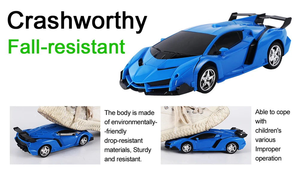 Electric RC Car 2 In 1 Transformation Robots Sports Vehicle