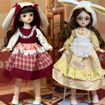 30cm Doll 6-point BJD Dress Doll Little Princess Lolita Girl Toy Doll Multi Joint