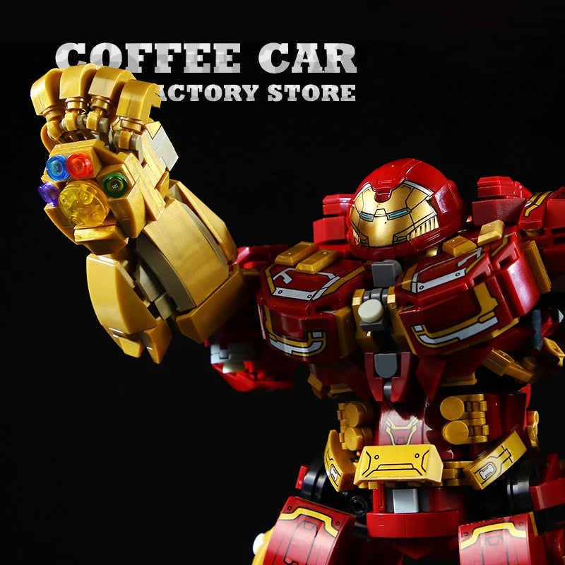 Superheroes Building Blocks Movie Hero Model Armor Iron Robot Bricks Toys
