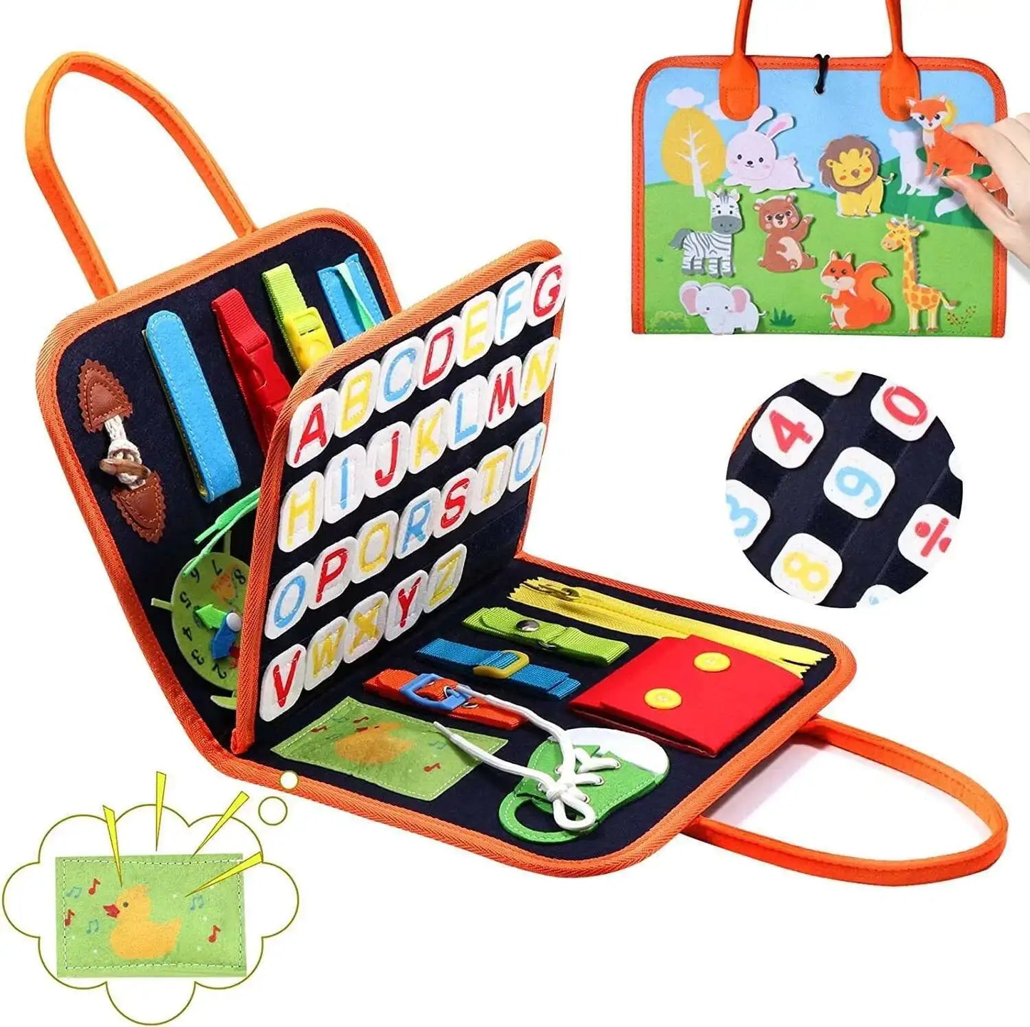 Toddler Busy Board Toddler Travel Toys Montessori Educational Toys
