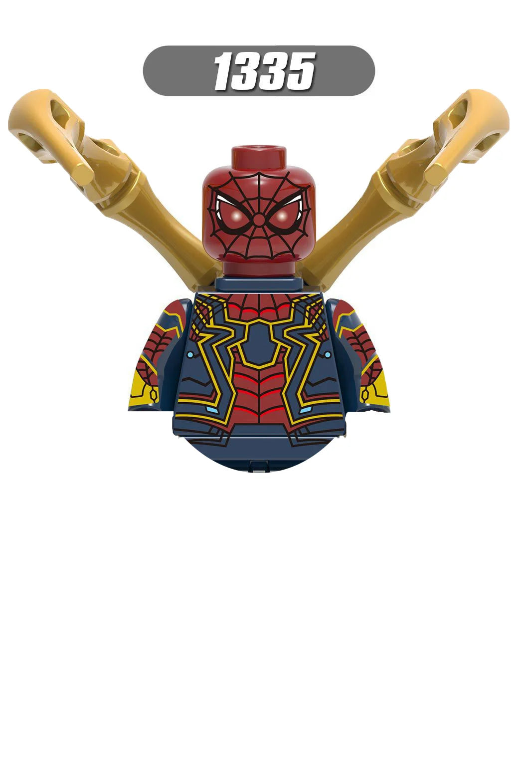 Marvel Iron Man, Spider-Man Building Blocks Mini Brick Toy