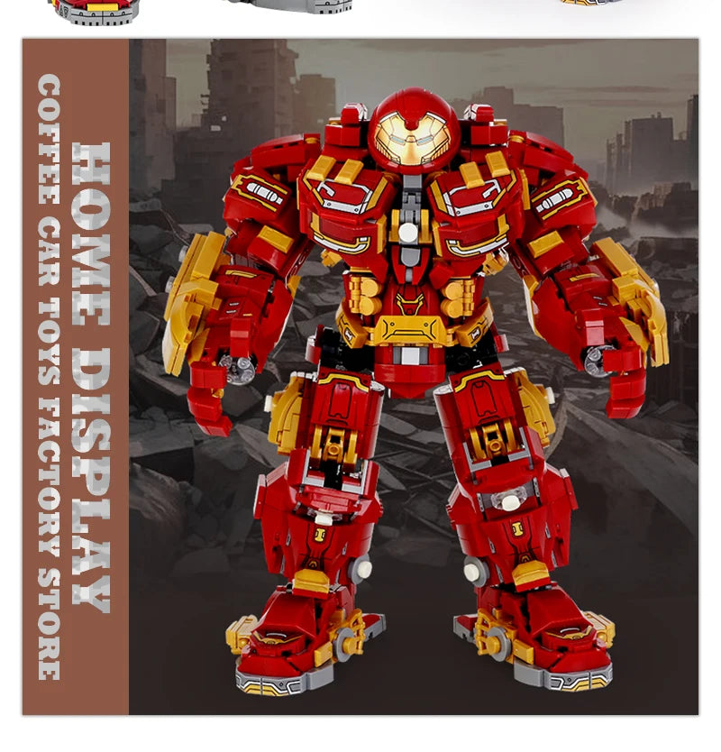 Superheroes Building Blocks Movie Hero Model Armor Iron Robot Bricks Toys