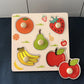 Children Hand Scratch Board Game, 3D Puzzle Early Education Matching Board Game