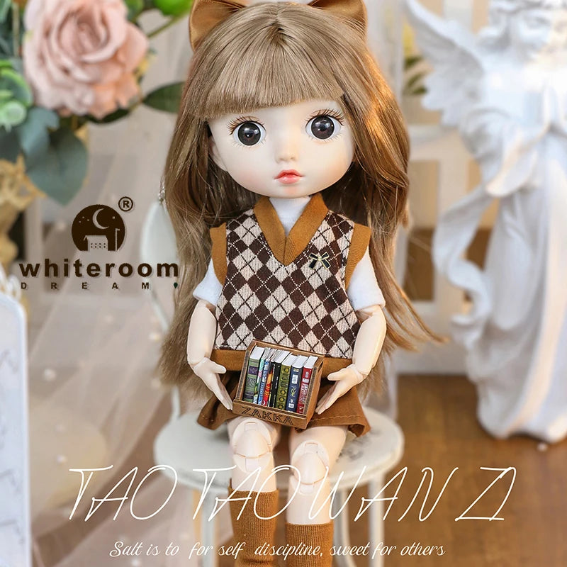 Dolls Toys Girl Doll Big Head Cute Baby Festival Gift Reborn Kids Dolls For Girls 25cm