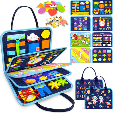 Busy Board Montessori Toys Sensory Toys for Toddlers Boy Toys