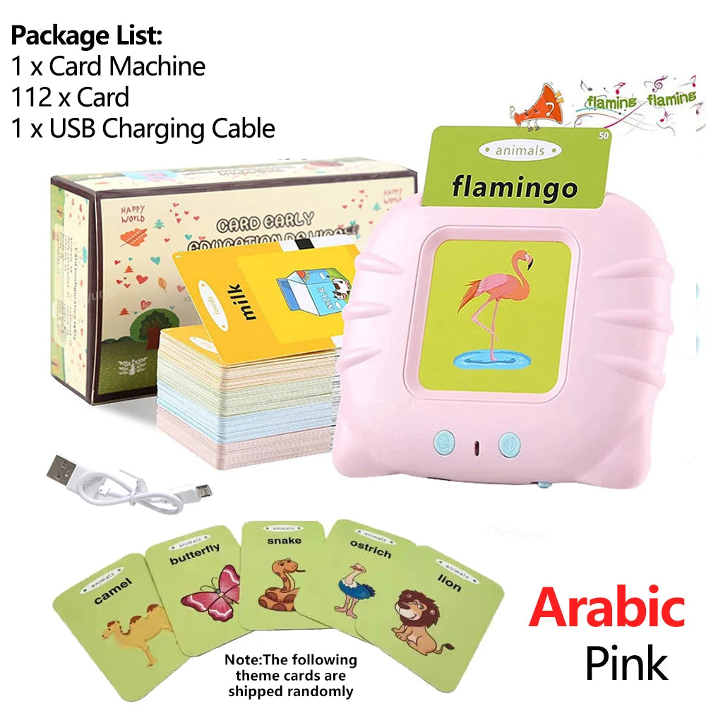 Early Education Flash Card, Talking Flashcards for Kids Preschool English