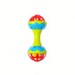 1pc random color Toddler Double-headed Hand Rattles Soothing Hand Grip Rattles Toys