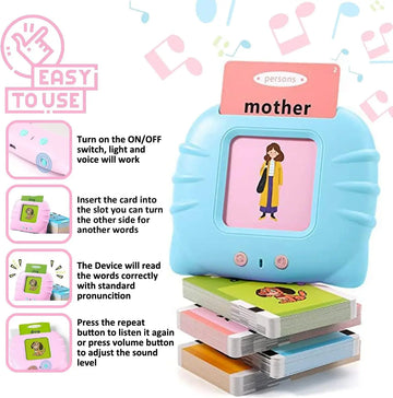 Early Education Flash Card, Talking Flashcards for Kids Preschool English