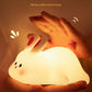 LED Night Lights Cute Sheep Panda Rabbit Silicone Lamp USB Rechargeable Timing Bedside Decor Kids Baby nightlight Birthday Gift