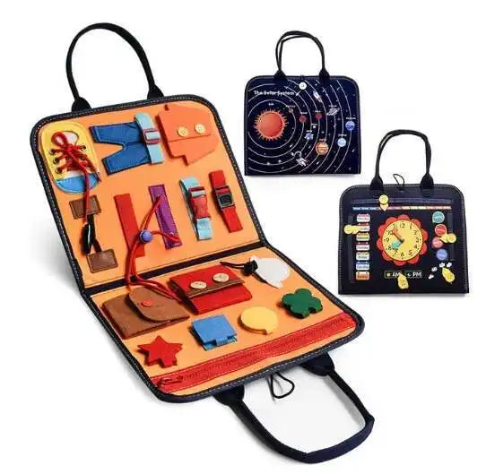Toddler Busy Board Toddler Travel Toys Montessori Educational Toys