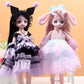 30CM Movable Joint Doll Girl Dress Up DIY Toys Cute Safety Baby Doll Babies