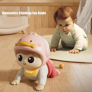 Baby Crawling Toys with Sound Electric Baby Doll Toy for Toddler
