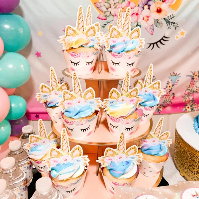 Unicorn Plate Napkin Cups Unicorn Party Supplies Balloons Kids Birthday Party Decoration Baby Shower Girl Kid Birthday Supplies