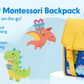 Toddler Busy Board Montessori Toys Learning Educational Activities Travel Toy Dinosaur