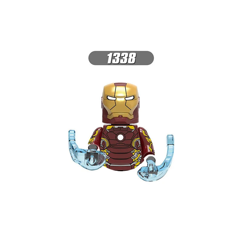 Marvel Iron Man, Spider-Man Building Blocks Mini Brick Toy