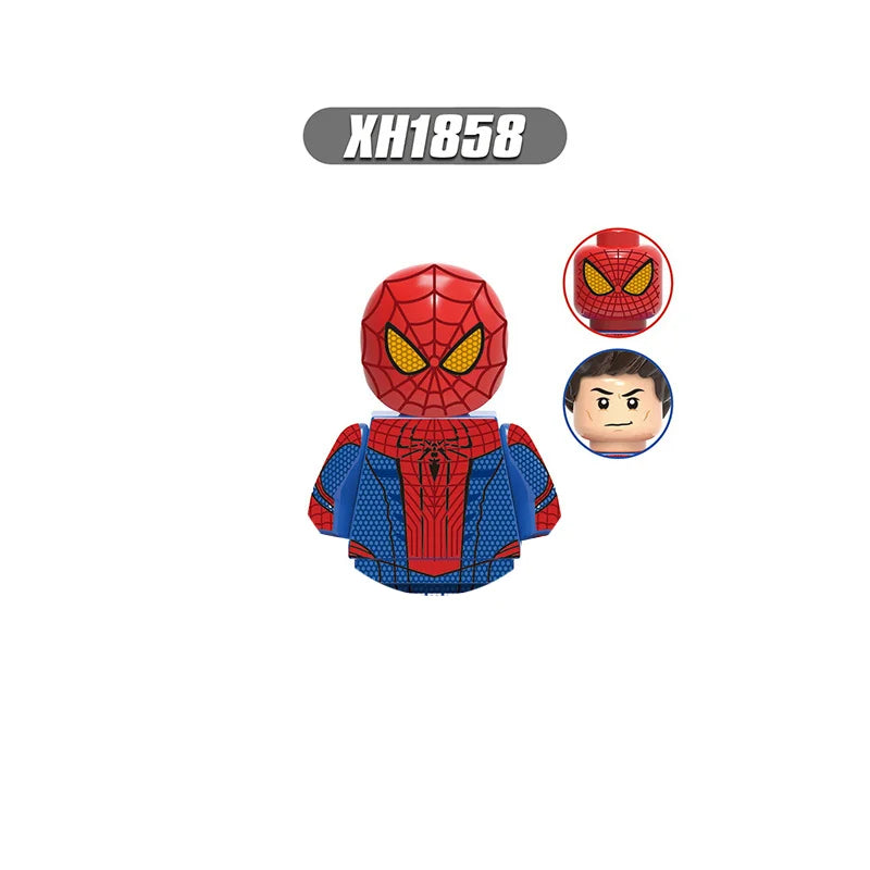 Marvel Iron Man, Spider-Man Building Blocks Mini Brick Toy