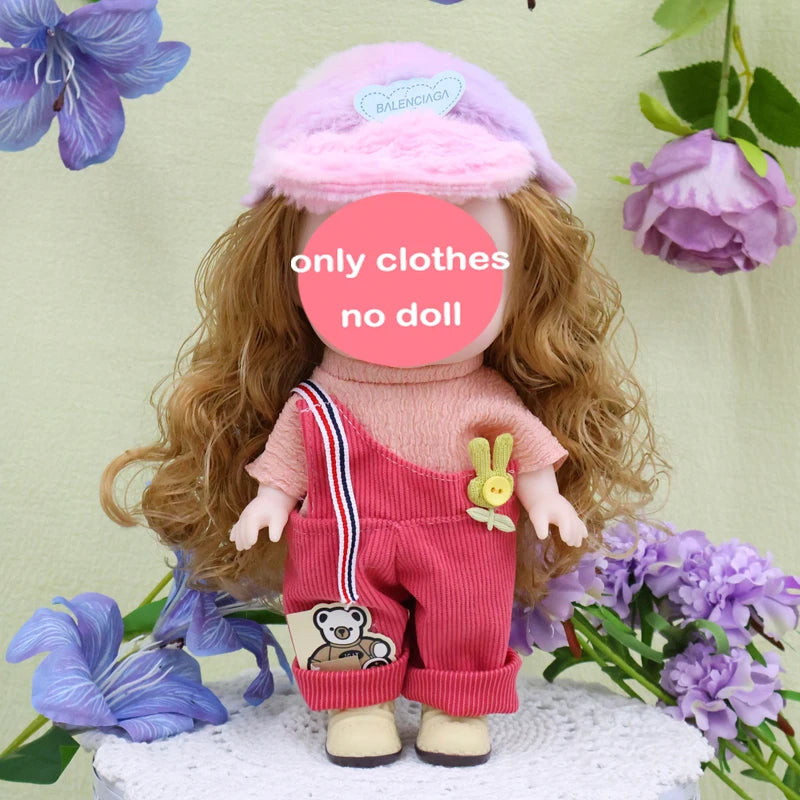Dolls Toys Girl Doll Big Head Cute Baby Festival Gift Reborn Kids Dolls For Girls 25cm