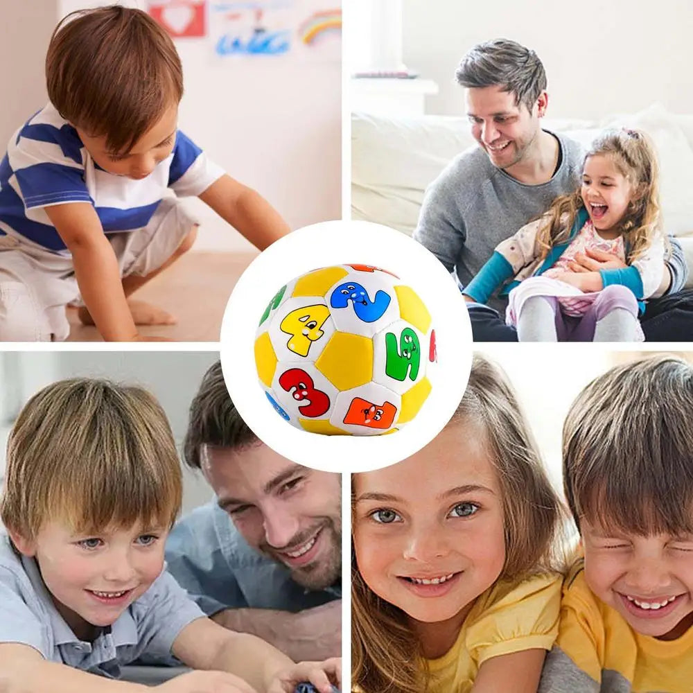 Toddler Number Learning Ball Toy Small Soccer Ball Stress Relief Sensory Toys Children