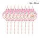 Unicorn Plate Napkin Cups Unicorn Party Supplies Balloons Kids Birthday Party Decoration Baby Shower Girl Kid Birthday Supplies
