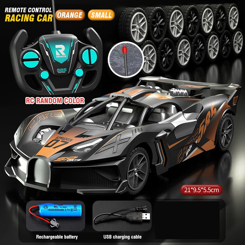 4Ch High-Speed Remote Control Car with Electric Sportscar Vehicle Model